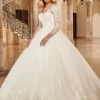 Mary's Bridal Ball Gowns Collection Long Sleeve Wedding Ball Gown By Mary's Bridal MB6096 Wedding Dresses 2 Mary's Bridal Ball Gowns Collection Long Sleeve Wedding Ball Gown By Mary's Bridal MB6096 Wedding Dresses