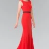 Long Sleeveless Dress With Beaded Waist By Elizabeth K GL2306 Prom