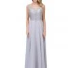 Starbox Prom Long Sleeveless Dress With Embroidered Illusion Bodice By Star Box 17309 1 Starbox Prom Long Sleeveless Dress With Embroidered Illusion Bodice By Star Box 17309