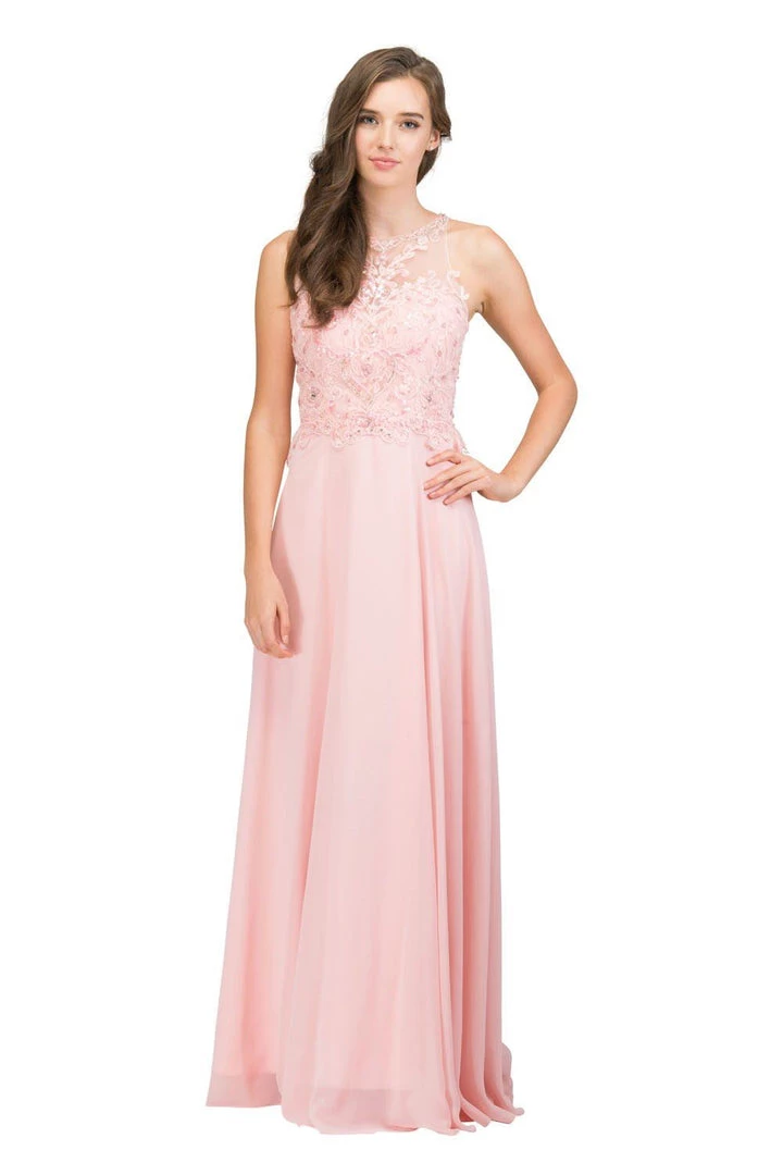 Starbox Long Sleeveless Illusion Dress With Embroidered Bodice By Star Box 6339 Prom 3 Starbox Long Sleeveless Illusion Dress With Embroidered Bodice By Star Box 6339 Prom