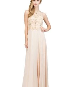 Starbox Long Sleeveless Illusion Dress With Embroidered Bodice By Star Box 6339 Prom 12 Starbox Long Sleeveless Illusion Dress With Embroidered Bodice By Star Box 6339 Prom