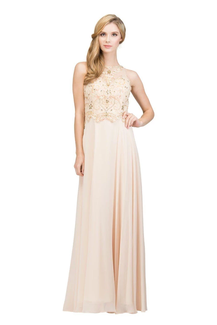 Starbox Long Sleeveless Illusion Dress With Embroidered Bodice By Star Box 6339 Prom 6 Starbox Long Sleeveless Illusion Dress With Embroidered Bodice By Star Box 6339 Prom