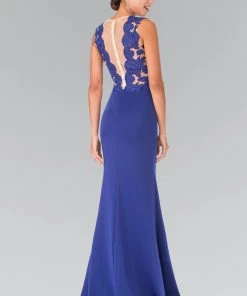 Long Sleeveless Lace Embellished Dress By Elizabeth K GL2286 20 Long Sleeveless Lace Embellished Dress By Elizabeth K GL2286