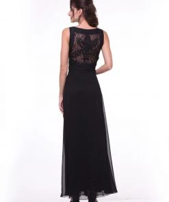 Prom Long Sleeveless Lace Overlay Dress By Cinderella Divine 1938