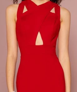 Prom Long Sleeveless Mermaid Dress With Cut Outs By Elizabeth K GL2706