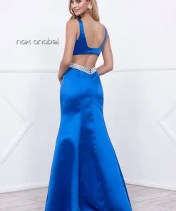 Prom Long Sleeveless Open-Back Mermaid Dress By Nox Anabel 8320