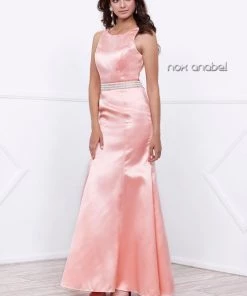 Prom Long Sleeveless Open-Back Mermaid Dress By Nox Anabel 8320