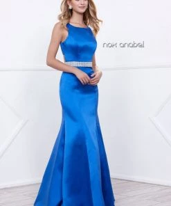 Prom Long Sleeveless Open-Back Mermaid Dress By Nox Anabel 8320