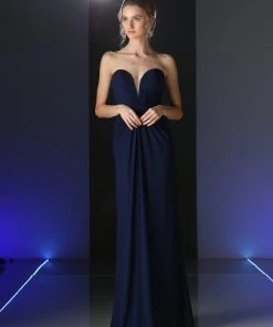 Prom Long Strapless Sweetheart Dress By Cinderella Divine 601