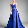 Prom Long Strapless Mikado Dress By Cinderella Divine 455