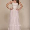 Long Strapless Dress With Corset Back By Nox Anabel B045 Prom