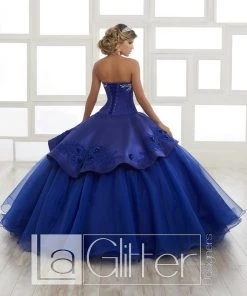 LA Glitter By House Of Wu Long Strapless Two-Piece Dress By House Of Wu LA Glitter 24028