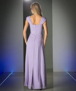 Long Sweetheart Cap Sleeve Dress By Cinderella Divine 3948 Prom