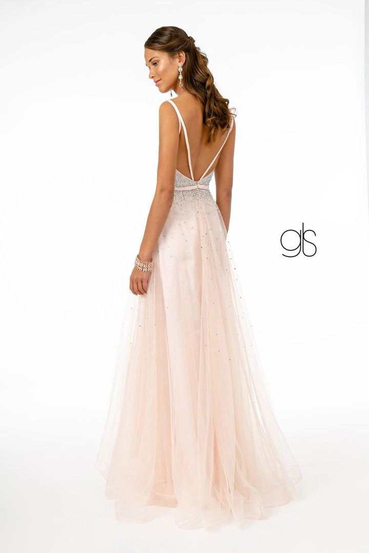 Long Sweetheart Dress With Beaded Bodice By Elizabeth K GL2892 8 Long Sweetheart Dress With Beaded Bodice By Elizabeth K GL2892