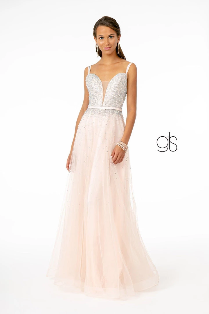 Long Sweetheart Dress With Beaded Bodice By Elizabeth K GL2892 7 Long Sweetheart Dress With Beaded Bodice By Elizabeth K GL2892