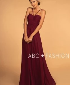 Prom Long Sweetheart Dress With Pleated Bodice By Elizabeth K GL2607