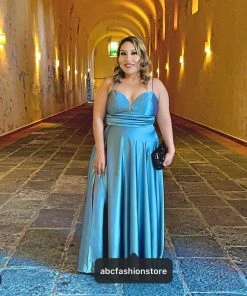 Prom Long Sweetheart Satin Dress With Slit By Cinderella Divine CJ523 24 Prom Long Sweetheart Satin Dress With Slit By Cinderella Divine CJ523