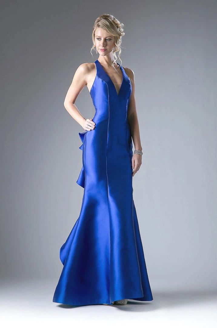 Halter Mikado Mermaid Gown By Cinderella Divine ML402 Prom 7 Halter Mikado Mermaid Gown By Cinderella Divine ML402 Prom