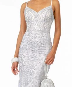 Prom Long V-Neck Mermaid Dress With Train By Elizabeth K GL2679 17 Prom Long V-Neck Mermaid Dress With Train By Elizabeth K GL2679