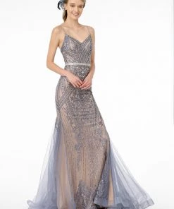 Prom Long V-Neck Mermaid Dress With Train By Elizabeth K GL2679 23 Prom Long V-Neck Mermaid Dress With Train By Elizabeth K GL2679