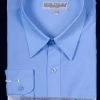 Daniel Ellissa Men's Light Blue Long Sleeve Dress Shirt