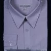 Daniel Ellissa Men's Silver Long Sleeve Dress Shirt
