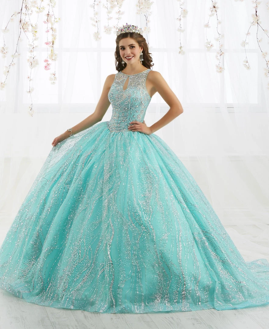 Metallic Beaded Sleeveless Quinceanera Dress By House Of Wu 26915 3 Metallic Beaded Sleeveless Quinceanera Dress By House Of Wu 26915