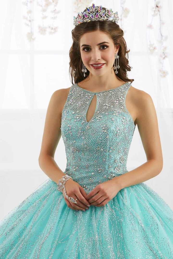 Metallic Beaded Sleeveless Quinceanera Dress By House Of Wu 26915 5 Metallic Beaded Sleeveless Quinceanera Dress By House Of Wu 26915
