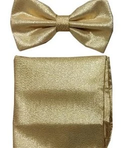 Vesuvio Napoli Men Metallic Black Bow Tie With Pocket Square (Pointed Tip) 8 Vesuvio Napoli Men Metallic Black Bow Tie With Pocket Square (Pointed Tip)