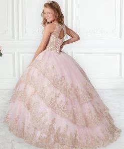 Quinceañera Metallic Lace Strapless Quinceanera Dress By House Of Wu 26938 16 Quinceañera Metallic Lace Strapless Quinceanera Dress By House Of Wu 26938