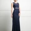 Prom Long Mock Two Piece Lace Dress By Cinderella Divine CF067L