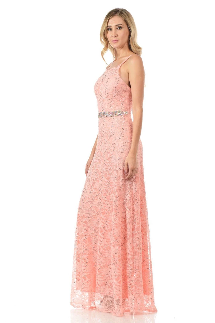 Lenovia Navy Blue Long Sequined Lace Dress With Lace Caplet Prom 16 Lenovia Navy Blue Long Sequined Lace Dress With Lace Caplet Prom