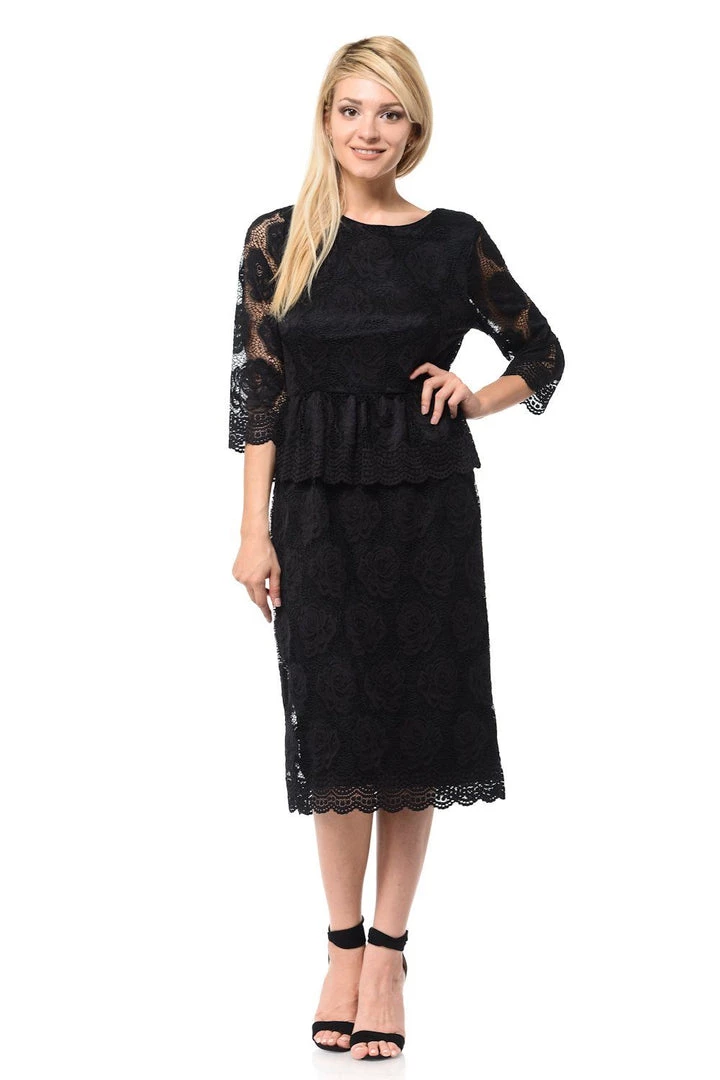 Mother Of The Bride Dresses Navy Blue Short Floral Lace Dress With Sleeves By Lenovia 15 Mother Of The Bride Dresses Navy Blue Short Floral Lace Dress With Sleeves By Lenovia