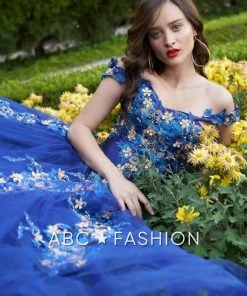 Ragazza Fashion 2 Piece Blue Quinceanera Dress By Ragazza D41-541 Quinceañera