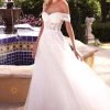 Off Shoulder Bridal Gown By Cinderella Divine CD961W