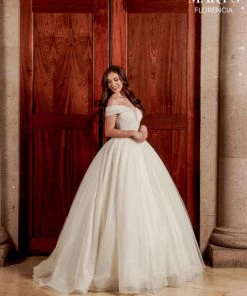 Florencia By Mary's Bridal Off Shoulder Bridal Gown By Mary's Bridal MB3110