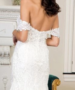 Elizabeth K Off Shoulder Bridal Mermaid Gown By GLS Gloria GL1933