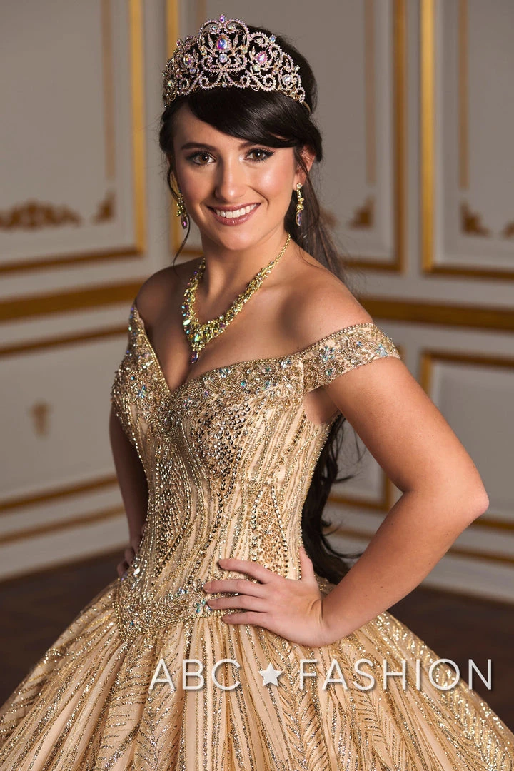 Off Shoulder Glitter Quinceanera Dress By House Of Wu 26937 Quinceañera 5 Off Shoulder Glitter Quinceanera Dress By House Of Wu 26937 Quinceañera