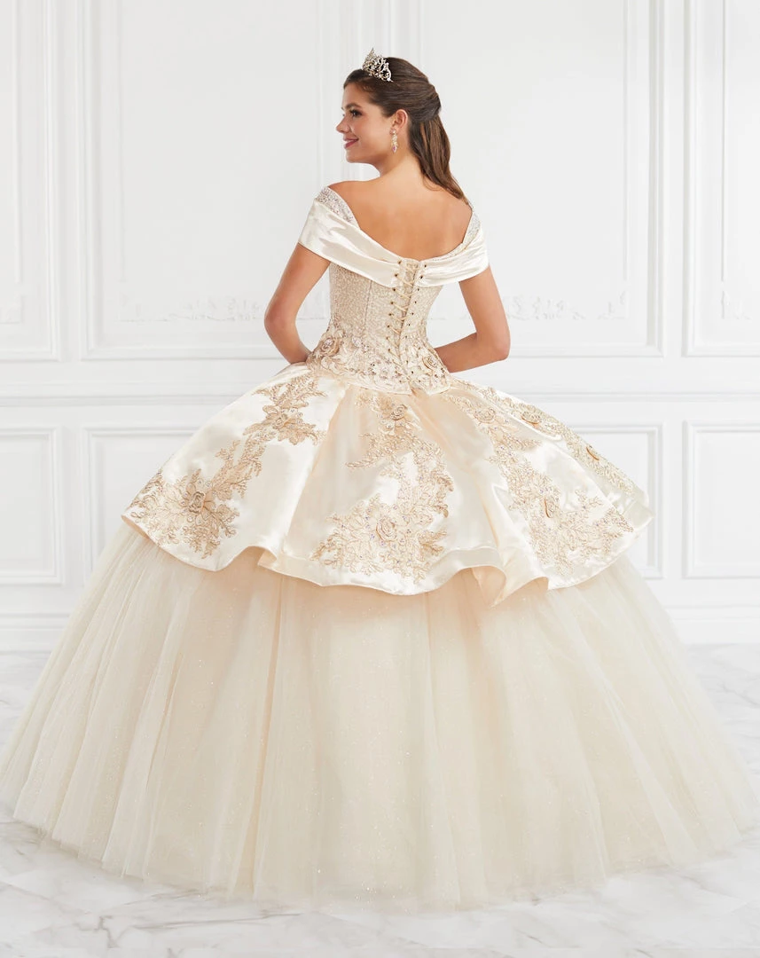 LA Glitter By House Of Wu Off Shoulder Glitter Tulle Quinceanera Dress By LA Glitter 24069 4 LA Glitter By House Of Wu Off Shoulder Glitter Tulle Quinceanera Dress By LA Glitter 24069
