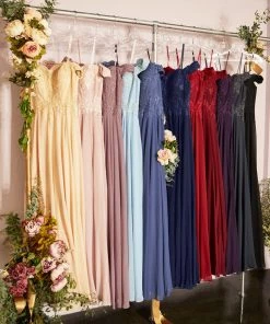 Prom Off Shoulder Lace Bodice Gown By Cinderella Divine 7258