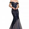 Off Shoulder Lace Mermaid Dress By Cinderella Divine A0401