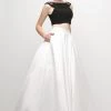 Long Off Shoulder Two-Piece Dress By Cinderella Divine CA316 Prom