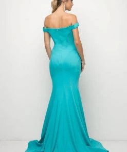 Off Shoulder Mermaid Gown By Cinderella Divine US002