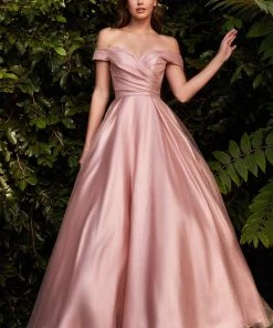 Prom Off Shoulder Organza Gown By Cinderella Divine J823 11 Prom Off Shoulder Organza Gown By Cinderella Divine J823