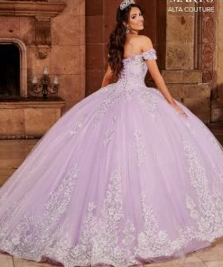 Mary's Bridal Off Shoulder Quinceanera Dress By Alta Couture MQ3068 Quinceañera
