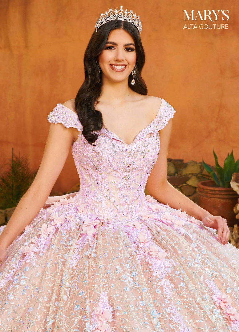 Mary's Bridal Off Shoulder Quinceanera Dress By Alta Couture MQ3087 8 Mary's Bridal Off Shoulder Quinceanera Dress By Alta Couture MQ3087