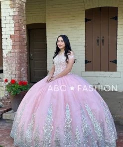 House Of Wu Fiesta Gowns Quinceañera Off Shoulder Quinceanera Dress By Fiesta Gowns 56423