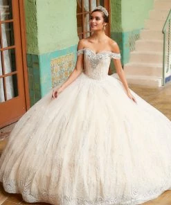 Off Shoulder Quinceanera Dress By House Of Wu 26981 Quinceañera 12 Off Shoulder Quinceanera Dress By House Of Wu 26981 Quinceañera