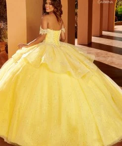 Off Shoulder Quinceanera Dress By Mary's Bridal MQ1104