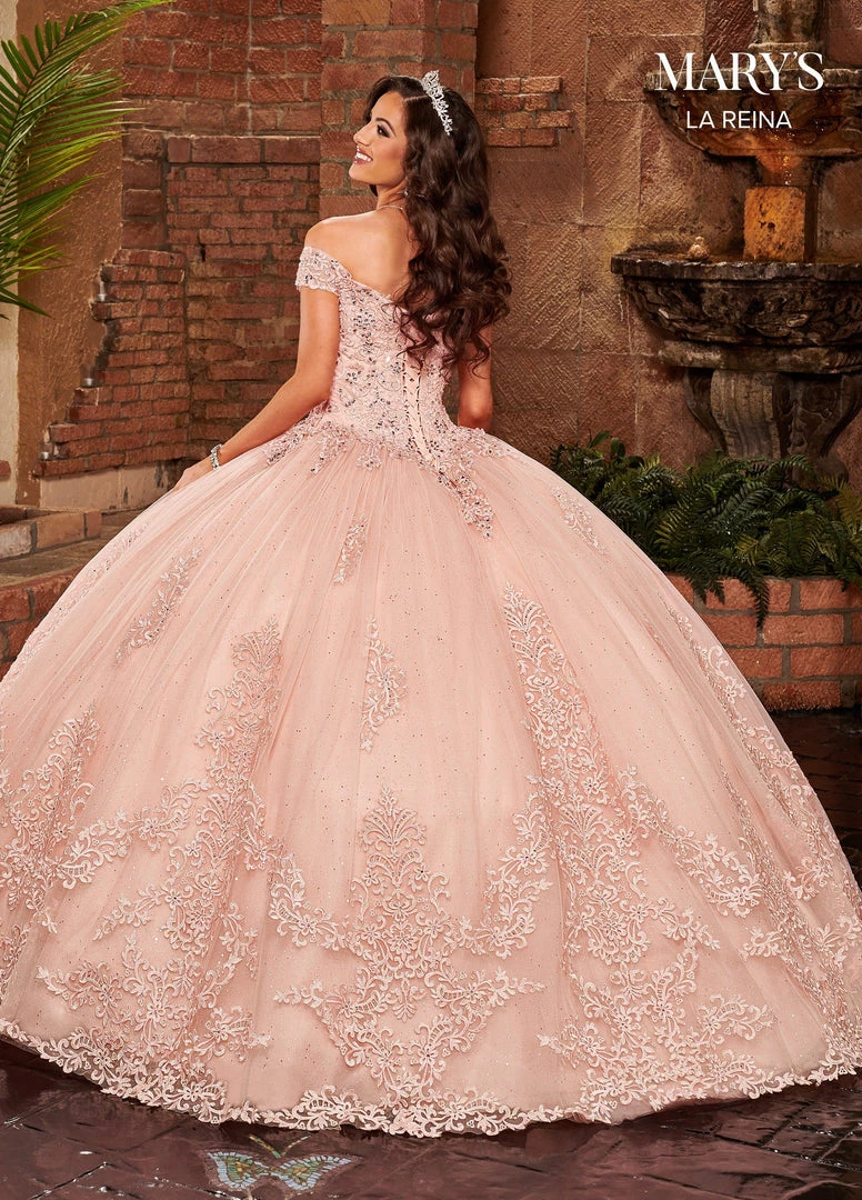 Off Shoulder Quinceanera Dress By Mary's Bridal MQ2129 Quinceañera 8 Off Shoulder Quinceanera Dress By Mary's Bridal MQ2129 Quinceañera